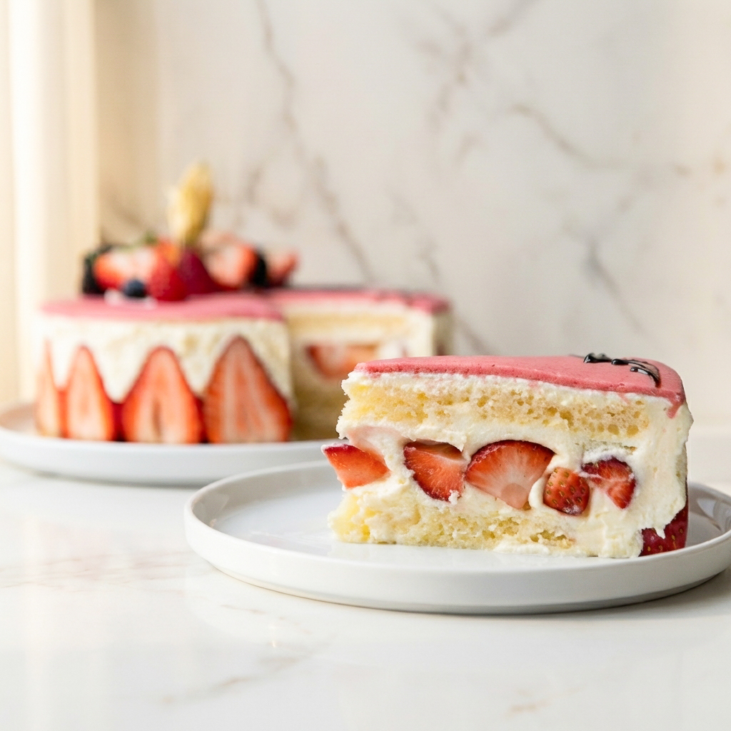Gâteau Fraisier