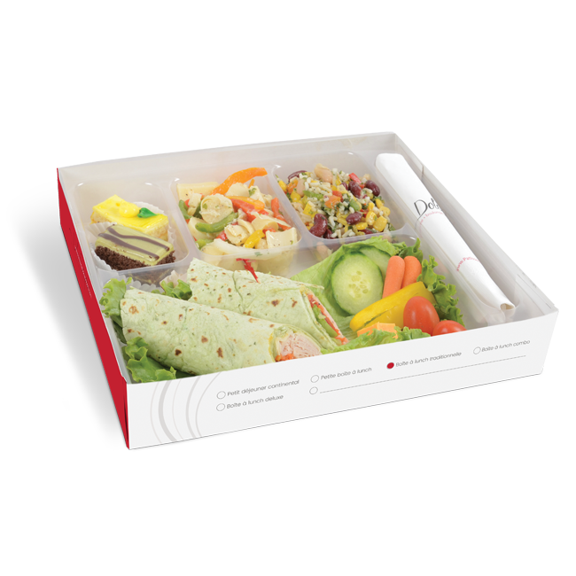La boîte à lunch traditionnelle - Wrap