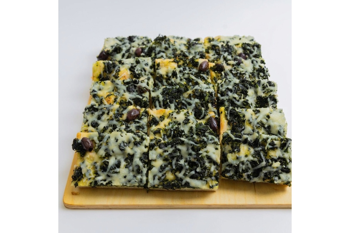 Pizza aux épinards