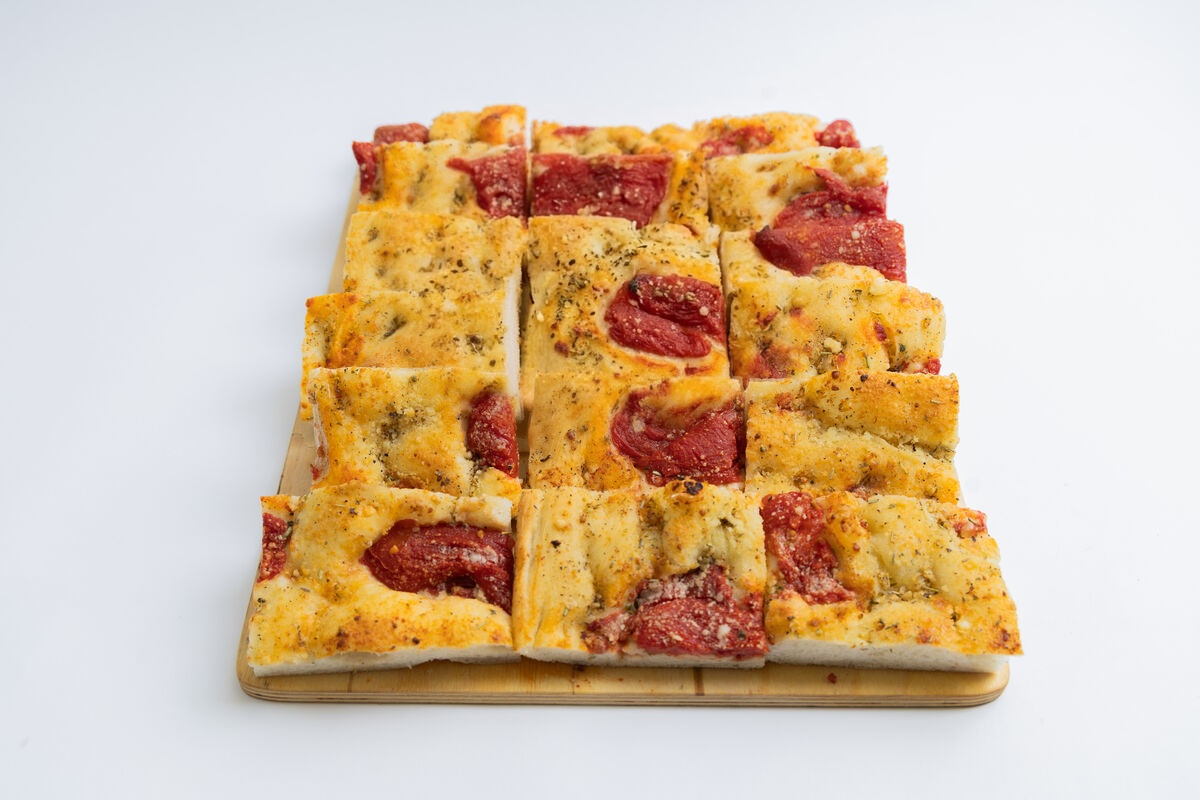Focaccia carrée