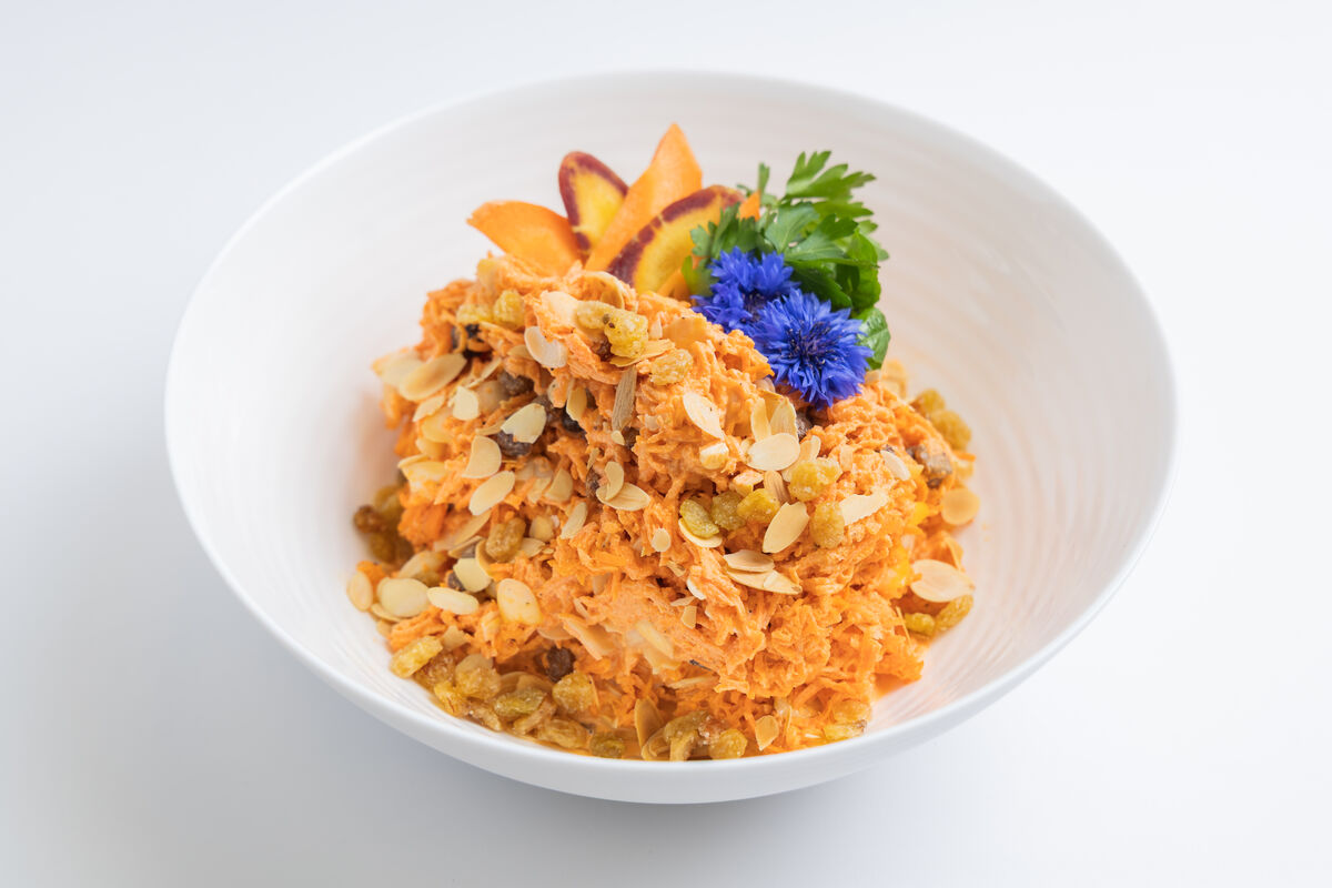 Salade de carottes et raisins
