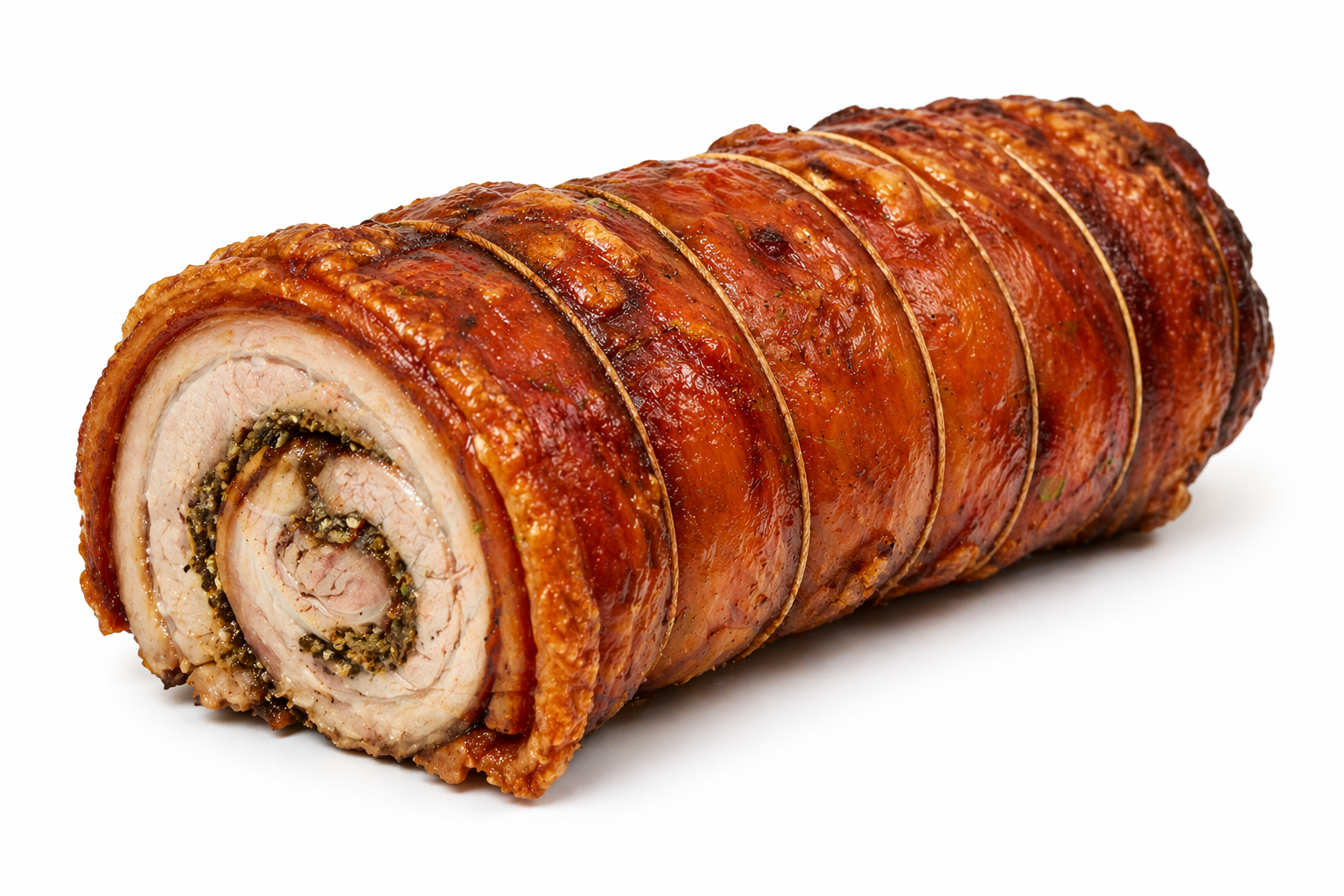 Porchetta entière rôtie