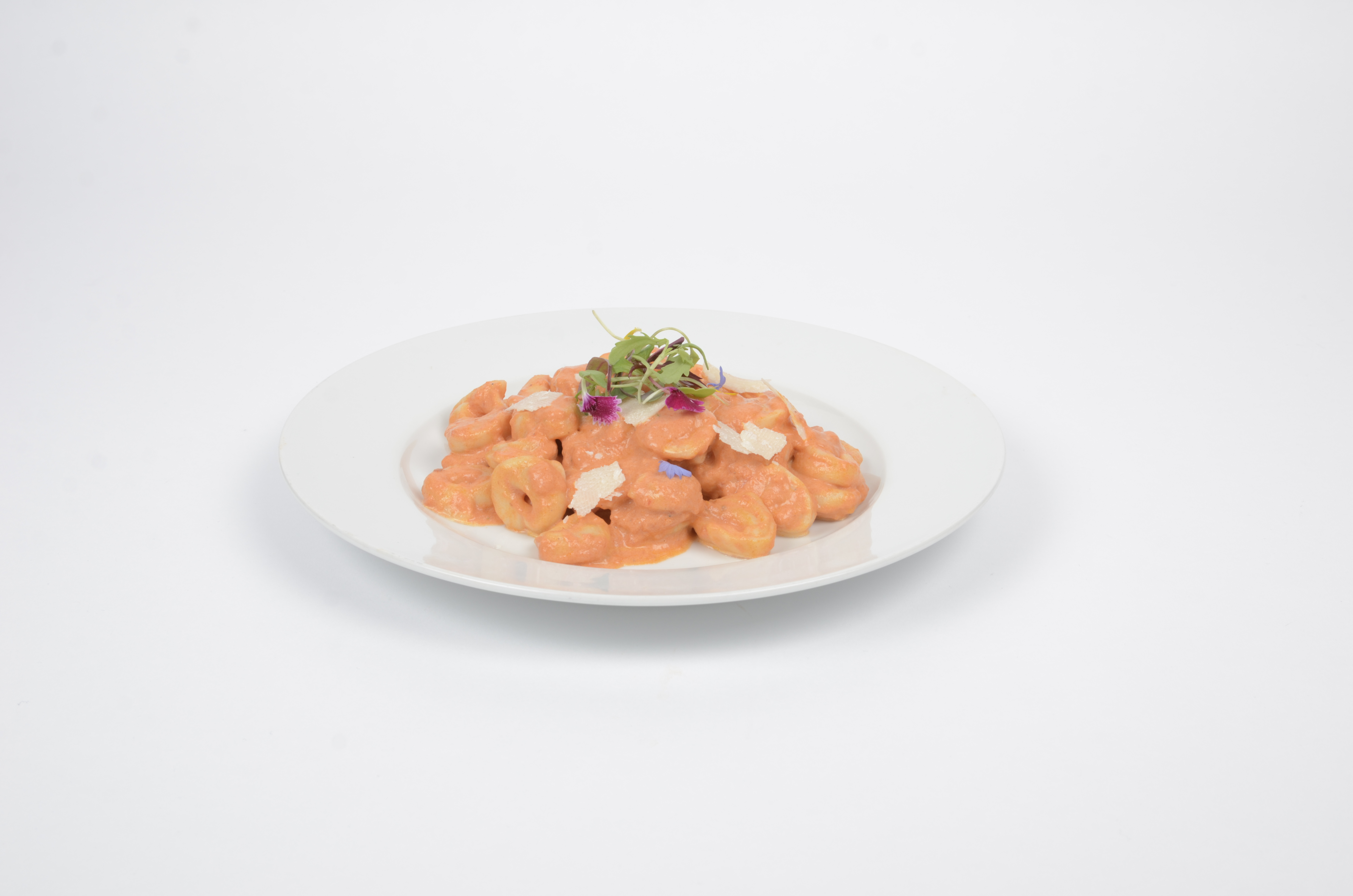 Tortellinis à la sauce rosée